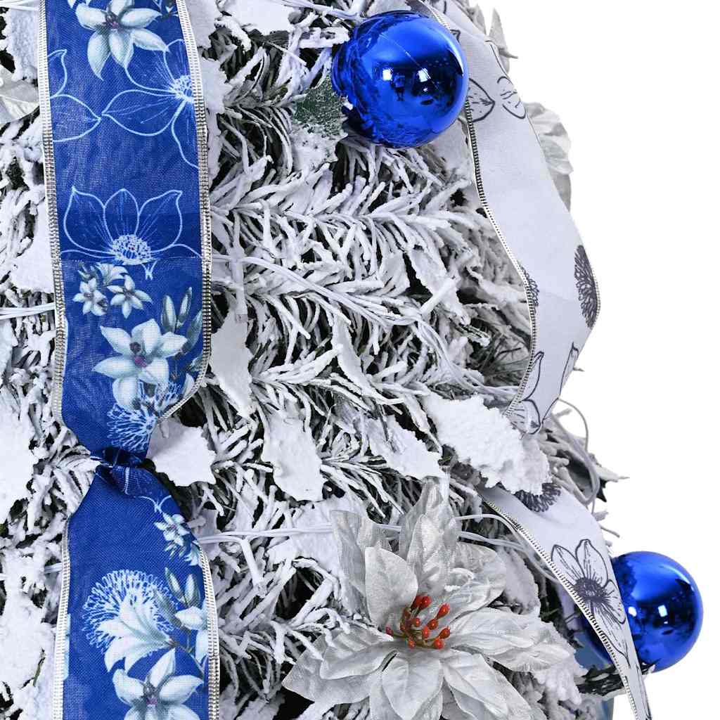 Artificial Christmas Tree with 200 LEDs Green 210 cm PVC